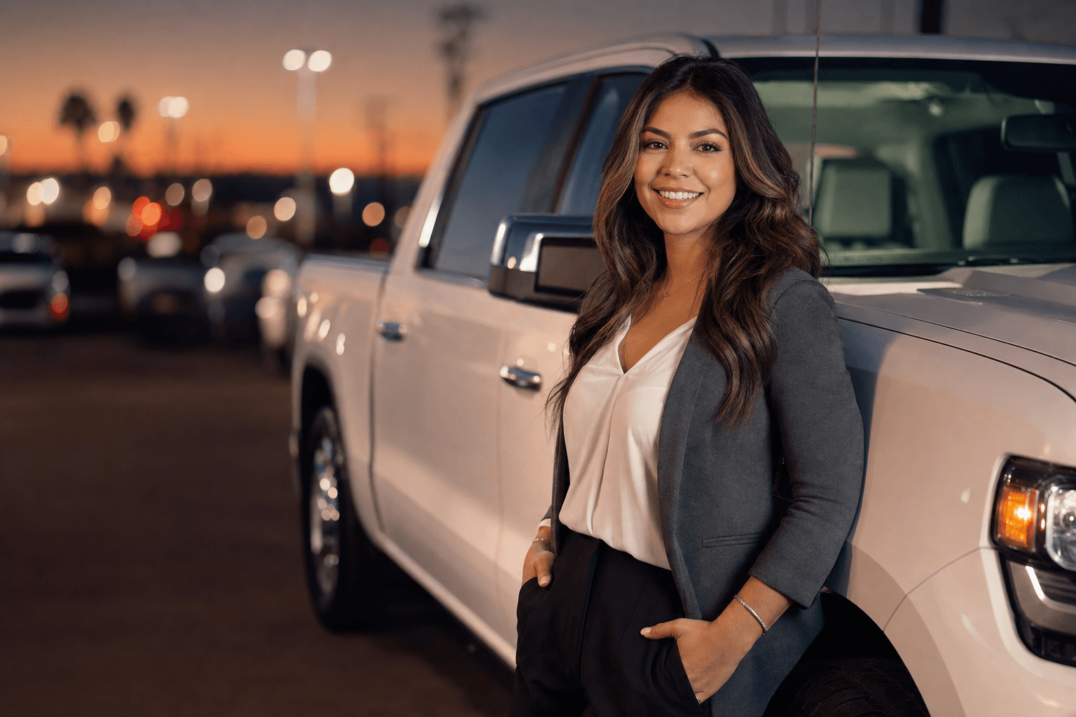 Personal brand car professional, the human face buyers trust